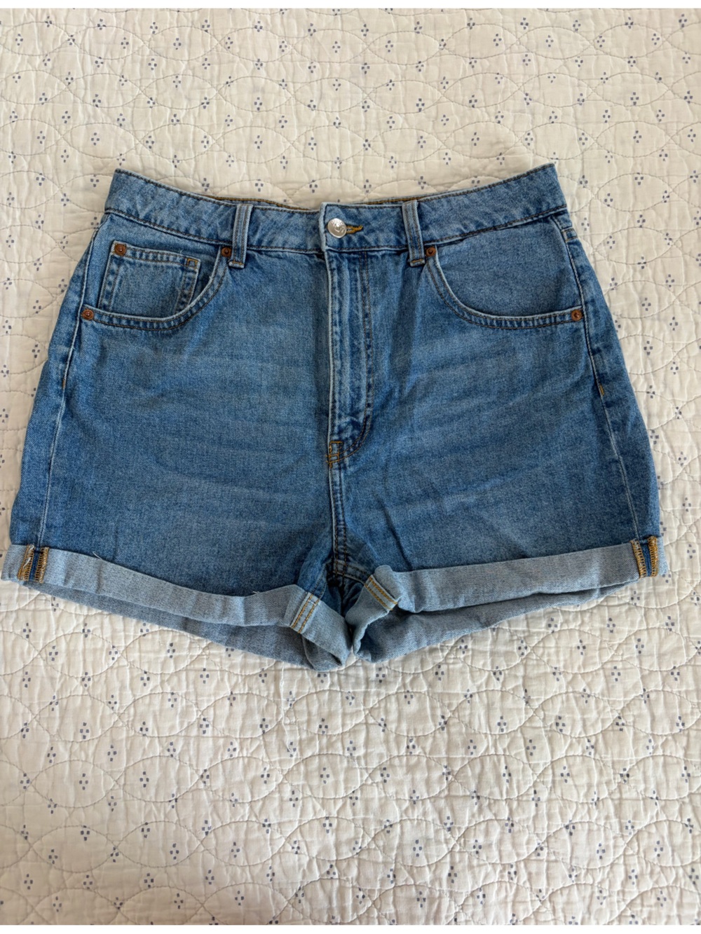 H&M High Rise Denim Shorts